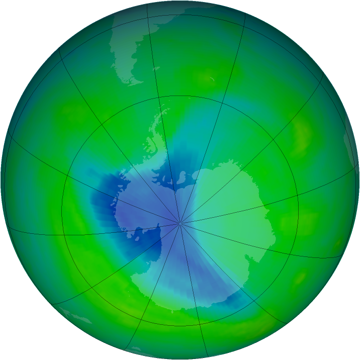 Ozone Map 1989-11-26